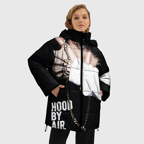 Женская зимняя куртка BTS: Hood by air / 3D-Черный – фото 3