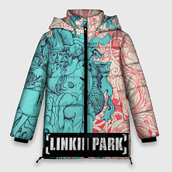 Куртка зимняя женская Linkin Park: Sky Girl, цвет: 3D-черный