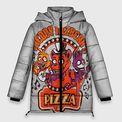 Куртка зимняя женская Freddy Pizza, цвет: 3D-красный