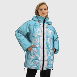 Куртка зимняя женская Снегурочка, цвет: 3D-черный — фото 2