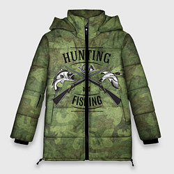 Куртка зимняя женская Hunting & Fishing, цвет: 3D-черный