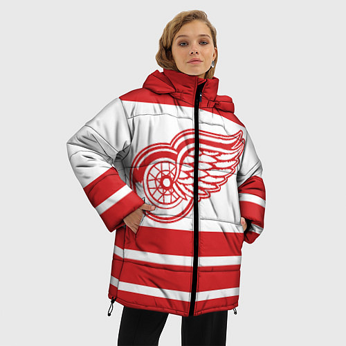 Женская зимняя куртка Detroit Red Wings / 3D-Светло-серый – фото 3