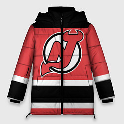 Куртка зимняя женская New Jersey Devils, цвет: 3D-светло-серый