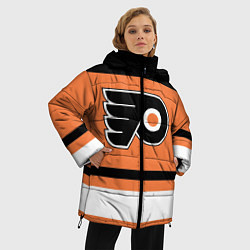 Куртка зимняя женская Philadelphia Flyers, цвет: 3D-черный — фото 2