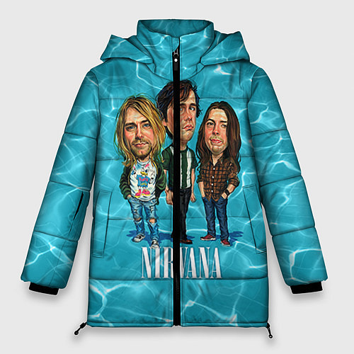 Женская зимняя куртка Nirvana: Water / 3D-Красный – фото 1