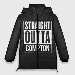 Куртка зимняя женская Straight Outta Compton, цвет: 3D-черный