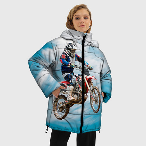 Женская зимняя куртка Эндуро / 3D-Черный – фото 3