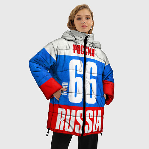 Женская зимняя куртка Russia: from 66 / 3D-Черный – фото 3