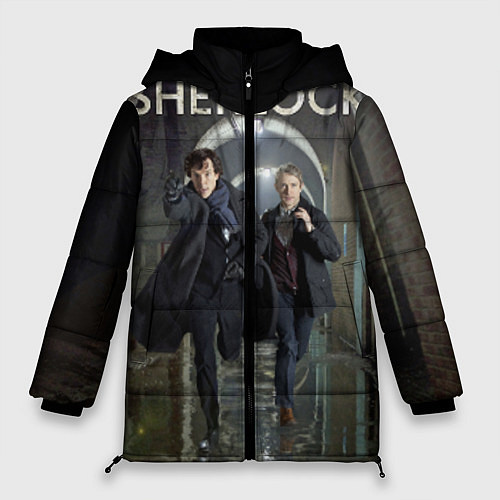 Женская зимняя куртка Sherlock Break / 3D-Красный – фото 1