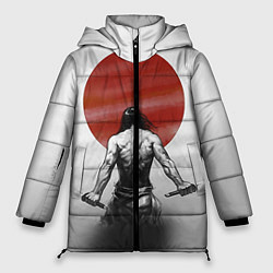Куртка зимняя женская Ярость самурая, цвет: 3D-черный