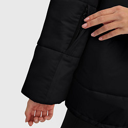 Куртка зимняя женская No Game No Life лого, цвет: 3D-черный — фото 2