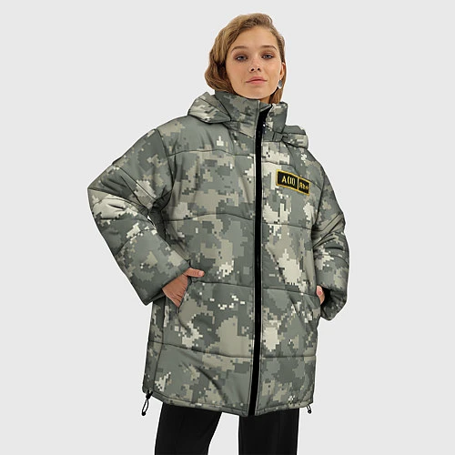 Женская зимняя куртка A II + / 3D-Черный – фото 3