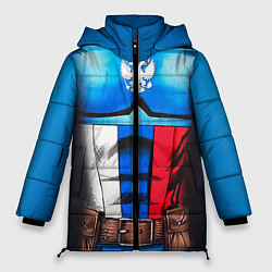 Куртка зимняя женская Капитан Россия, цвет: 3D-черный