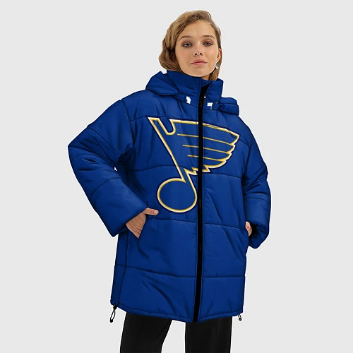 Женская зимняя куртка St Louis Blues: Tarasenko 91 / 3D-Черный – фото 3