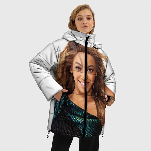 Женская зимняя куртка Бейонсе / 3D-Черный – фото 3