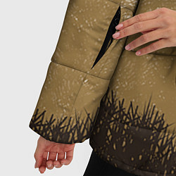 Куртка зимняя женская Олень на охоте, цвет: 3D-красный — фото 2