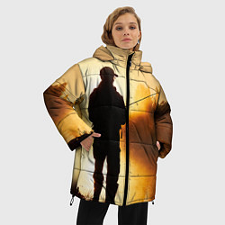 Куртка зимняя женская Вечерний рыбак, цвет: 3D-красный — фото 2