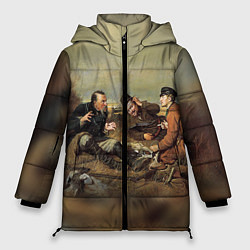 Куртка зимняя женская Русские охотники, цвет: 3D-светло-серый