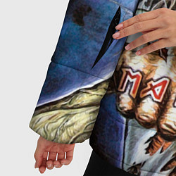 Куртка зимняя женская Iron Maiden: Maidenfc, цвет: 3D-черный — фото 2