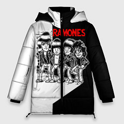 Куртка зимняя женская Ramones Boys, цвет: 3D-красный