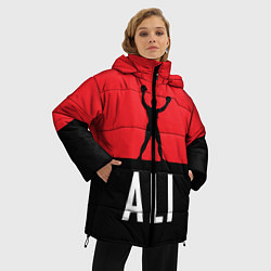 Куртка зимняя женская Ali Boxing, цвет: 3D-черный — фото 2