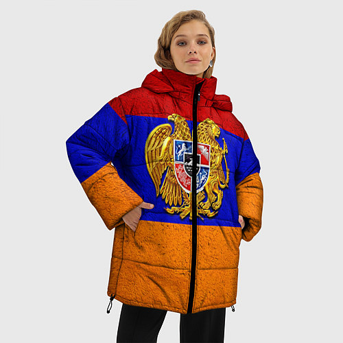 Женская зимняя куртка Армения / 3D-Черный – фото 3