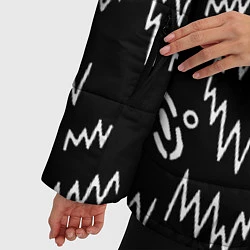 Куртка зимняя женская Chemical Brothers: Pattern, цвет: 3D-черный — фото 2