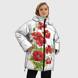 Куртка зимняя женская Вышивка 22, цвет: 3D-черный — фото 2
