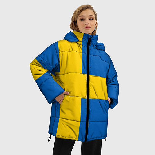 Женская зимняя куртка Швеция / 3D-Светло-серый – фото 3