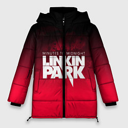 Куртка зимняя женская Linkin Park: Minutes to midnight, цвет: 3D-черный