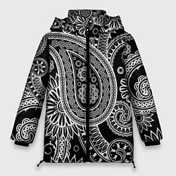 Куртка зимняя женская Paisley, цвет: 3D-черный
