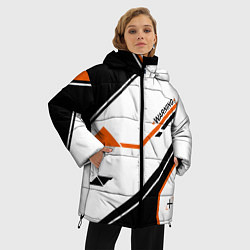 Куртка зимняя женская CS:GO Asiimov P250 Style, цвет: 3D-черный — фото 2