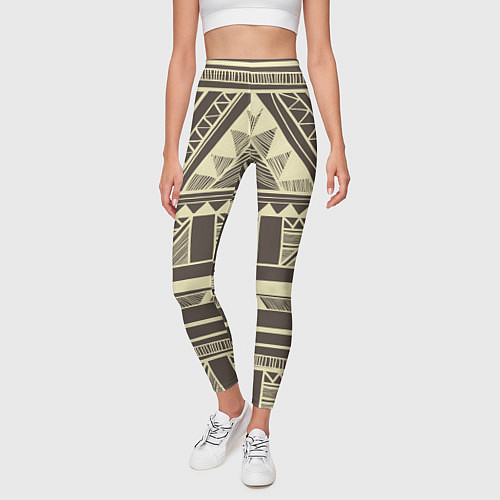 Женские легинсы Камерун / 3D-принт – фото 3