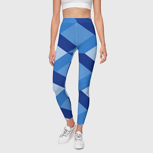 Женские легинсы Линий геометрия / 3D-принт – фото 3