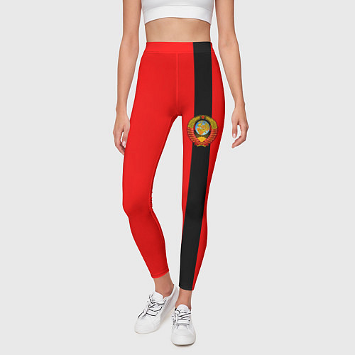 Женские легинсы Советский Союз / 3D-принт – фото 3