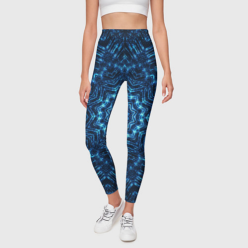 Женские легинсы Космическая мандала / 3D-принт – фото 3