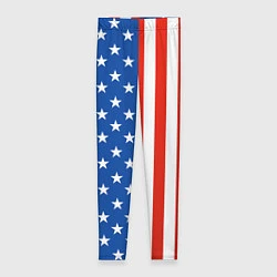 Леггинсы женские American Patriot, цвет: 3D-принт