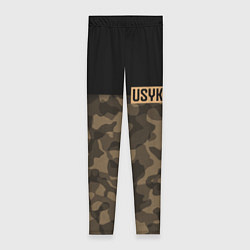 Леггинсы женские USYK Camo, цвет: 3D-принт