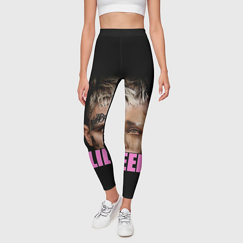Женские легинсы Lil Peep / 3D-принт – фото 3