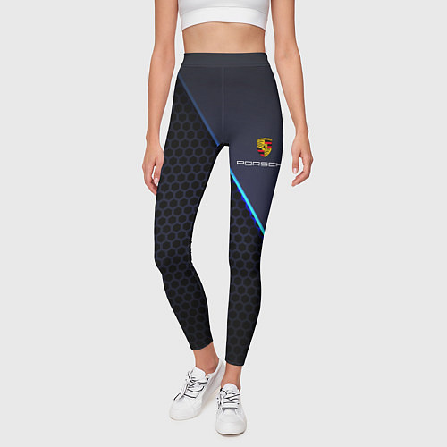 Женские легинсы PORSCHE / 3D-принт – фото 3