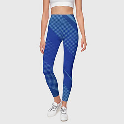 Леггинсы женские Линейная Абстракция, цвет: 3D-принт — фото 2