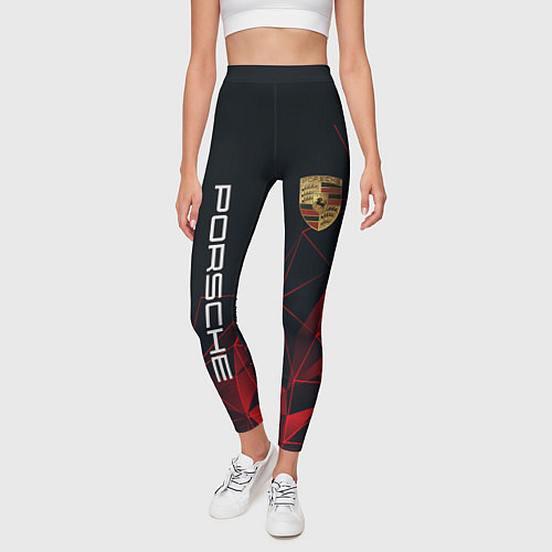Женские легинсы PORSCHE / 3D-принт – фото 3