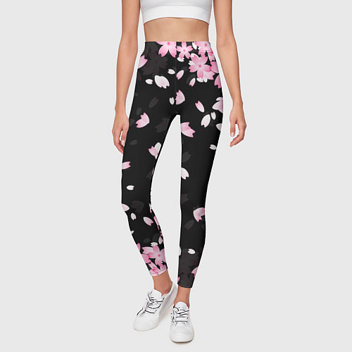 Женские легинсы САКУРА / 3D-принт – фото 3