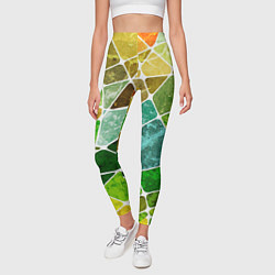 Леггинсы женские Мозаика, цвет: 3D-принт — фото 2