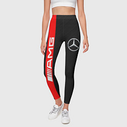 Леггинсы женские MERCEDES-BENZ AMG, цвет: 3D-принт — фото 2