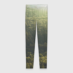 Леггинсы женские Летний лес, цвет: 3D-принт