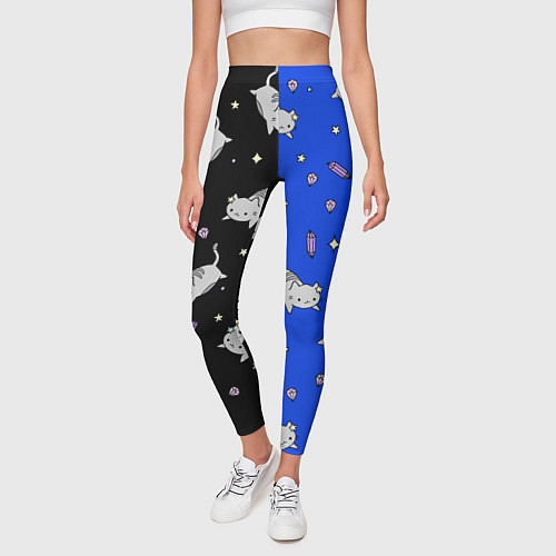 Женские легинсы КИСЫ / 3D-принт – фото 3