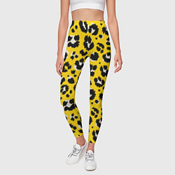 Леггинсы женские Леопард, цвет: 3D-принт — фото 2