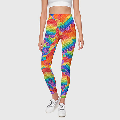 Женские легинсы Pop it Among Us / 3D-принт – фото 3