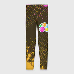 Леггинсы женские Симпл Димпл - Краска, цвет: 3D-принт
